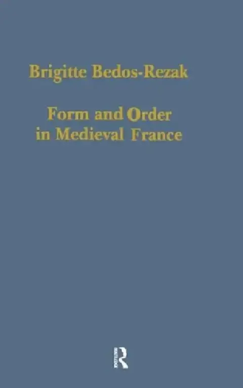 Cover of Form and Order in Medieval France