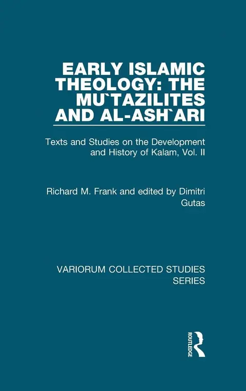 Cover of Early Islamic Theology