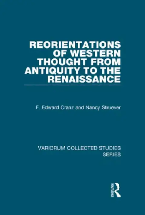 Cover of Reorientations of Western Thought from Antiquity to the Renaissance