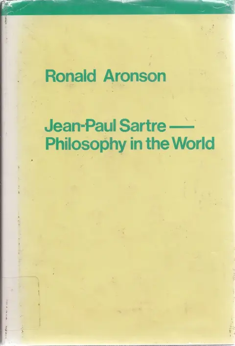 Cover of Jean-Paul Sartre