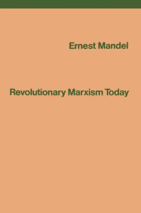 Cover of Revolutionary Marxism Today