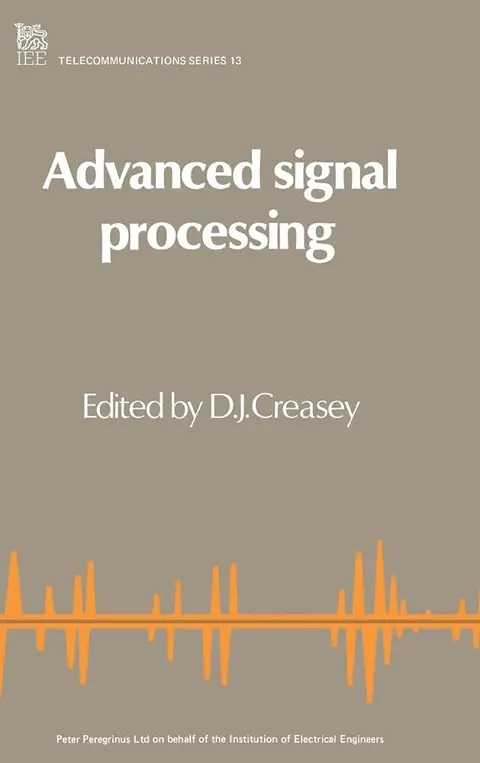 Cover of Advanced Signal Processing