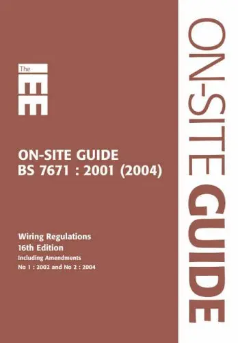 Cover of IEE on Site Guide