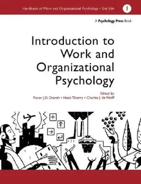 Cover of A Handbook of Work and Organizational Psychology