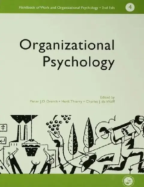 Cover of A Handbook of Work and Organizational Psychology