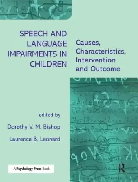 Cover of Speech and Language Impairments in Children