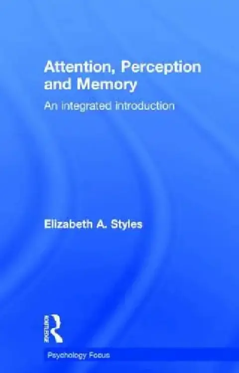 Cover of Attention, Perception and Memory