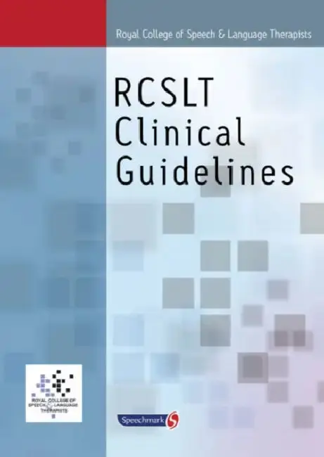Cover of Royal College of Speech & Language Therapists Clinical Guidelines