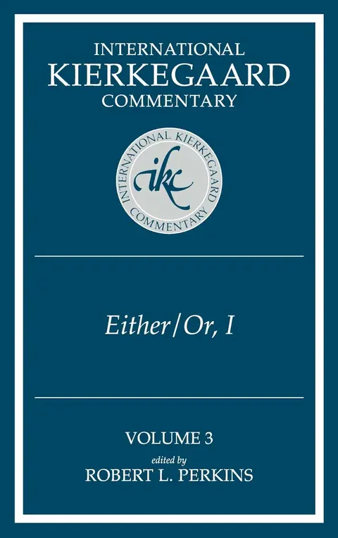 Cover of Either/Or, Part I