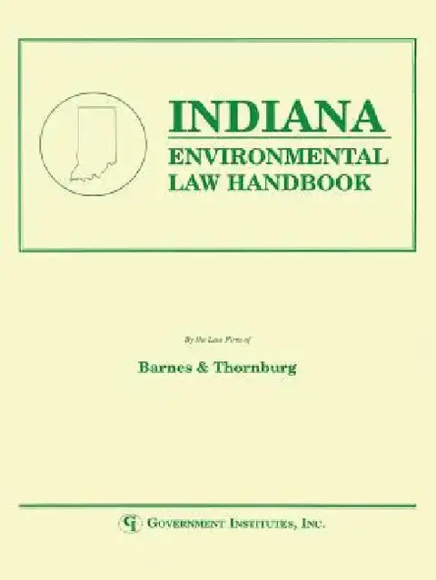 Cover of Indiana Environmental Law Handbook