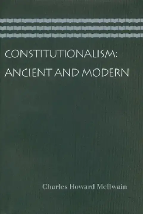 Cover of Constitutionalism