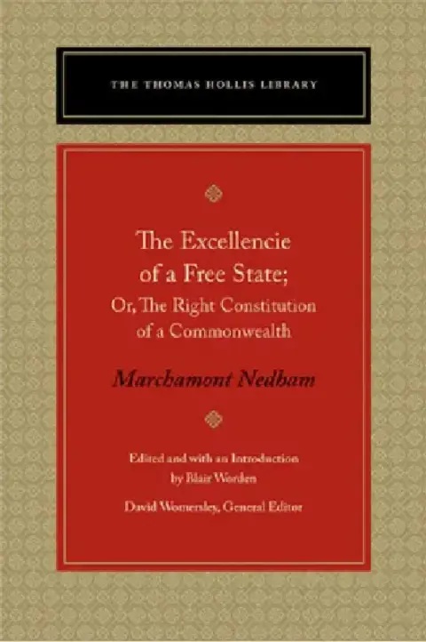 Cover of The Excellencie of a Free-State