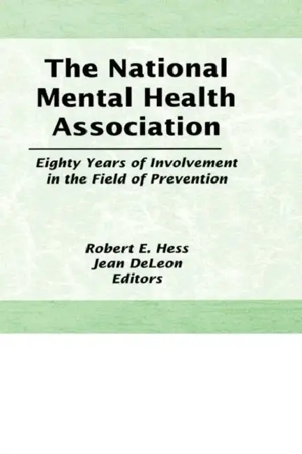 Cover of The National Mental Health Association