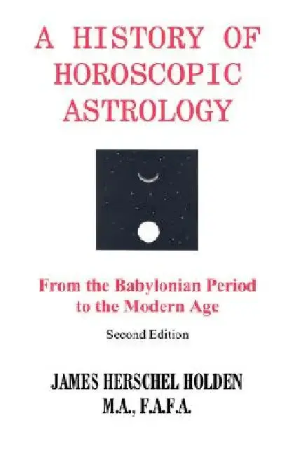 Cover of History of Horoscopic Astrology