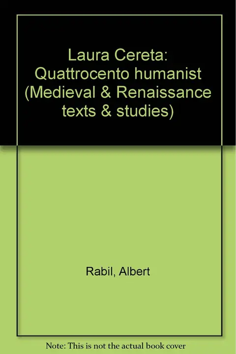 Cover of Laura Cereta Ouattrocento Humanist