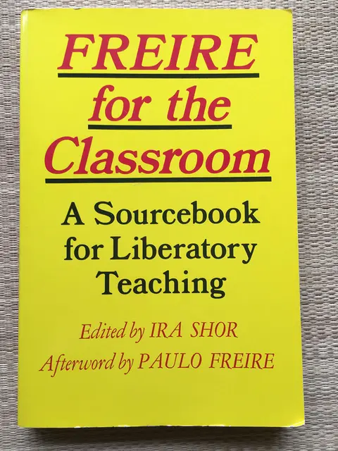 Cover of Freire for the Classroom