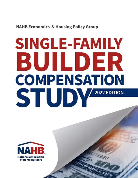 Cover of Single-Family Builder Compensation Study, 2022 Edition