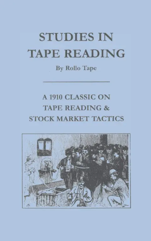 Cover of Studies in Tape Reading