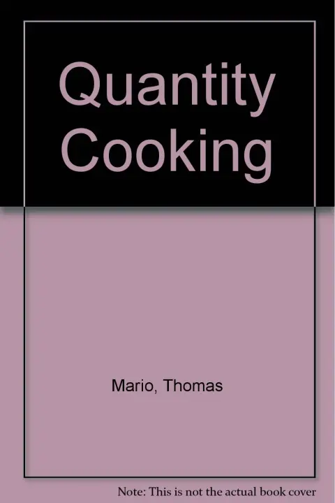 Cover of Quantity Cooking