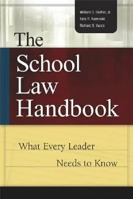 Cover of The School Law Handbook