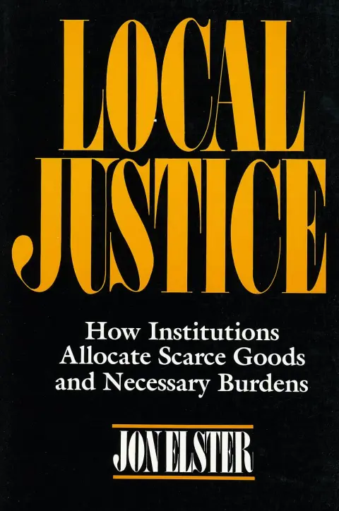 Cover of Local Justice