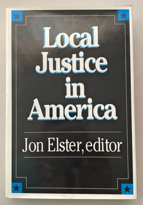 Cover of Local Justice in America