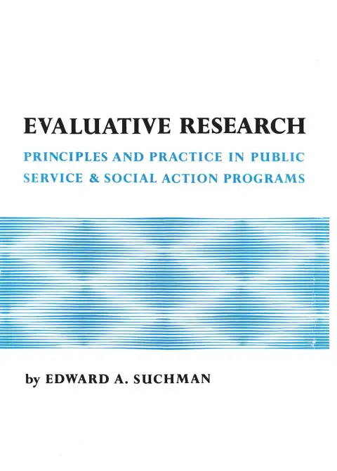 Cover of Evaluative Research