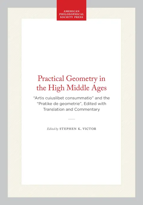 Cover of Practical Geometry in the High Middle Ages