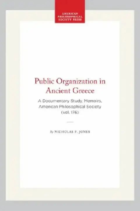 Cover of Public Organization in Ancient Greece