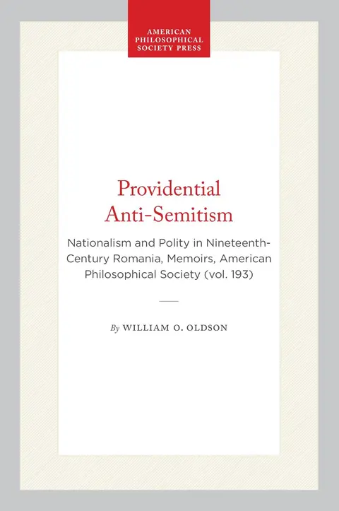 Cover of A Providential Antisemitism