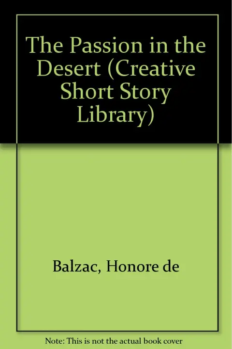 Cover of A Passion in the Desert