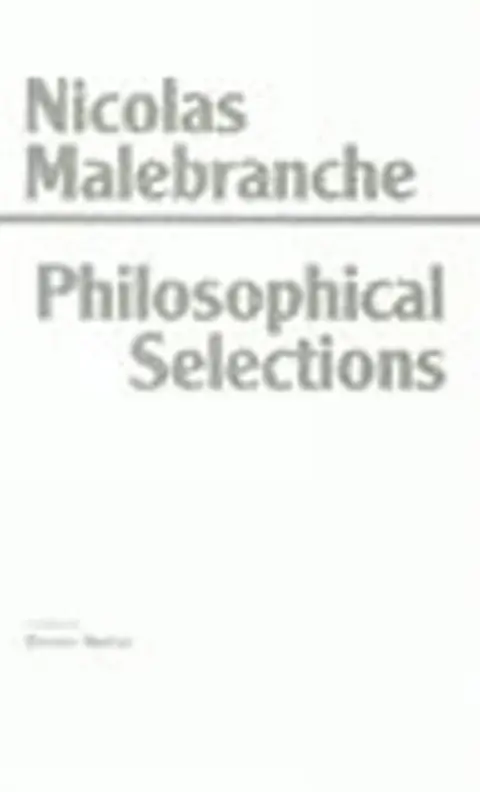 Cover of Malebranche