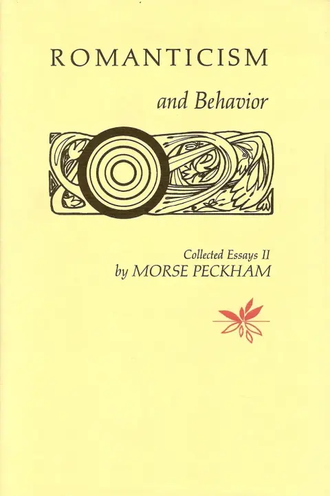 Cover of Romanticism and Behavior
