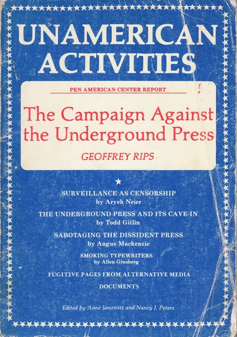 Cover of Unamerican Activities