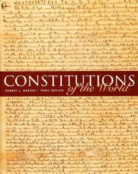Cover of Constitutions of the World