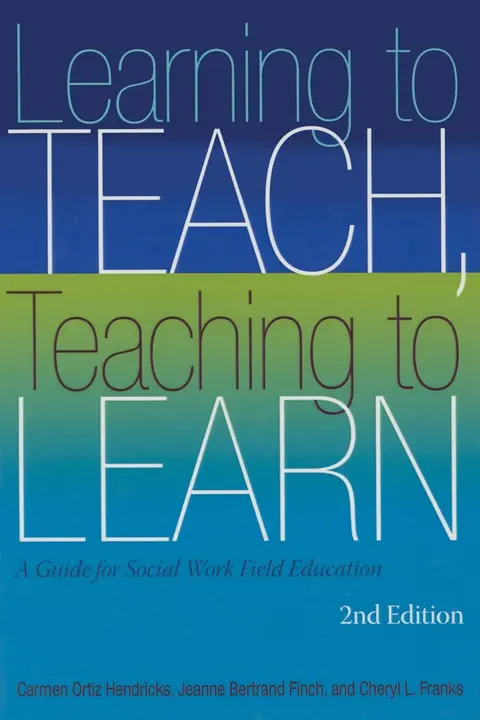 Cover of Learning to Teach, Teaching to Learn