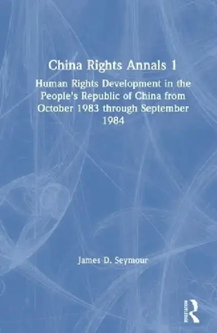 Cover of China Rights Annals