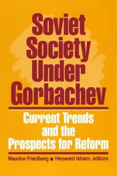 Cover of Soviet Society Under Gorbachev
