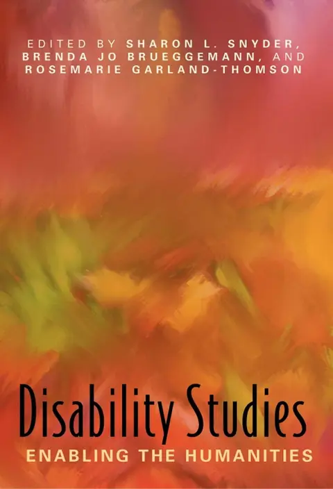 Cover of Disability Studies