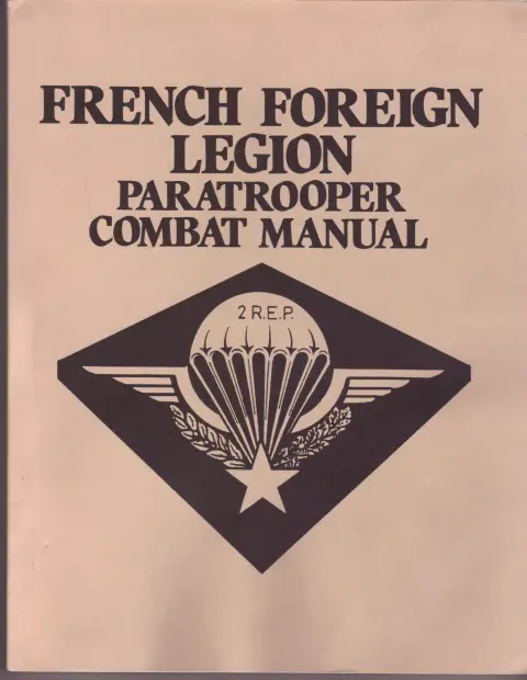 Cover of French Foreign Legion Paratrooper Combat Manual