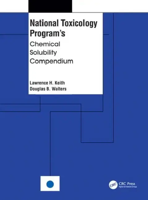 Cover of National Toxicology Program's Chemical Solubility Compendium