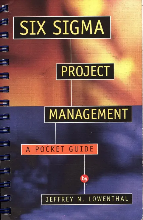 Cover of Six Sigma Project Management