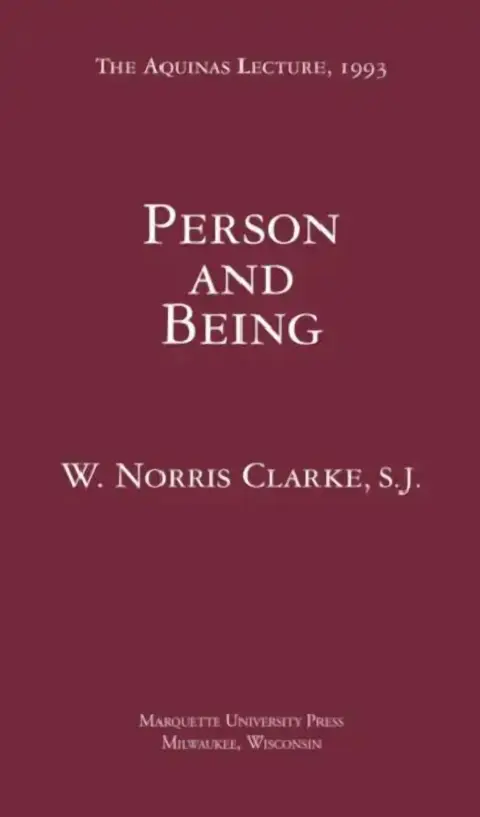 Cover of Person and Being