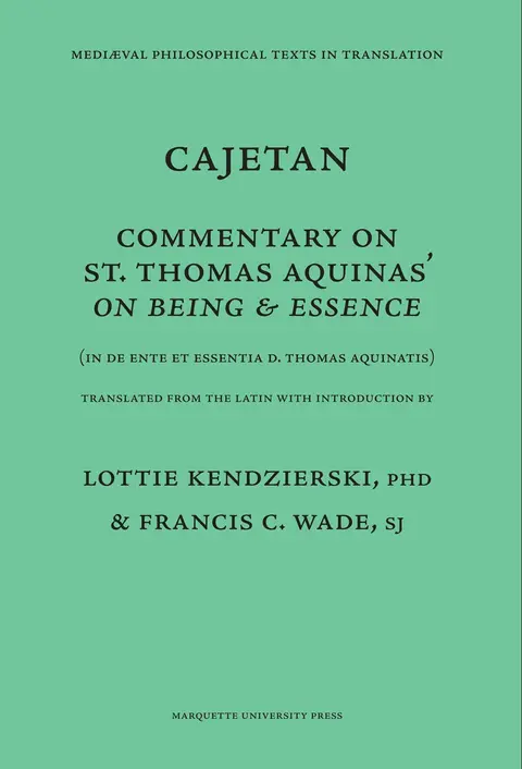 Cover of Commentary on Being and Essence
