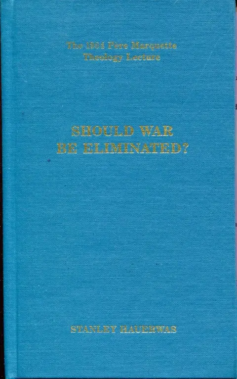 Cover of Should War Be Eliminated?
