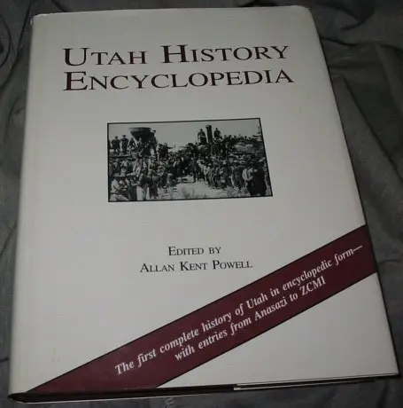 Cover of Utah History Encyclopedia