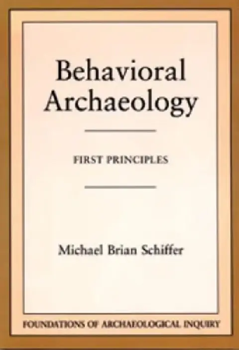 Cover of Behavioral Archaeology