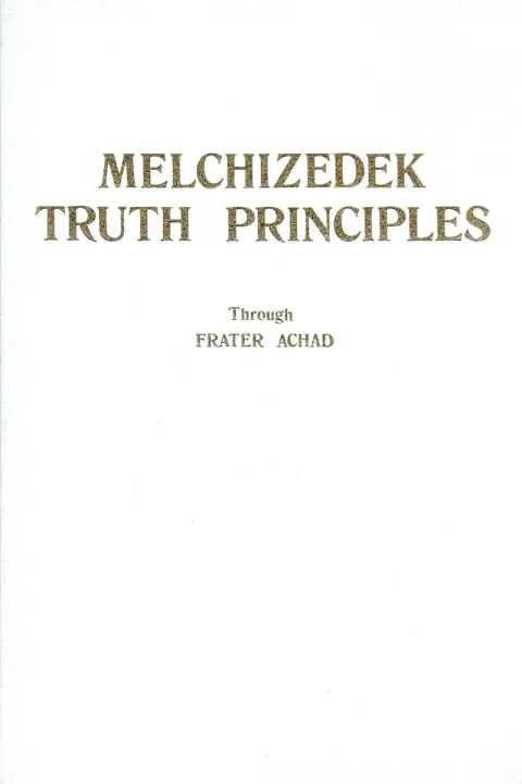 Cover of Melchizedek Truth Principles
