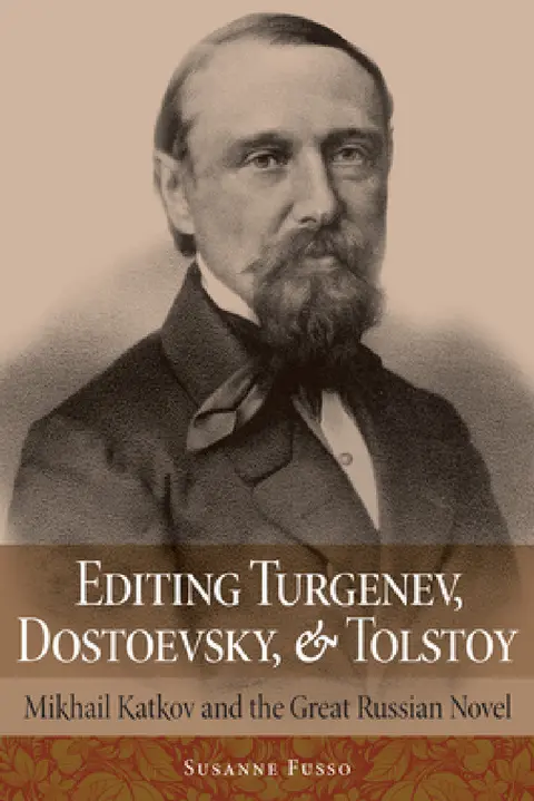 Cover of Editing Turgenev, Dostoevsky, and Tolstoy