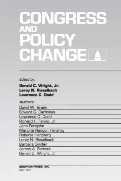 Cover of Congress and Policy Change